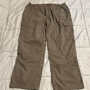 5.11 Tactical OD Green 6 Pocket Cargo Pants with Durable Cotton Blend